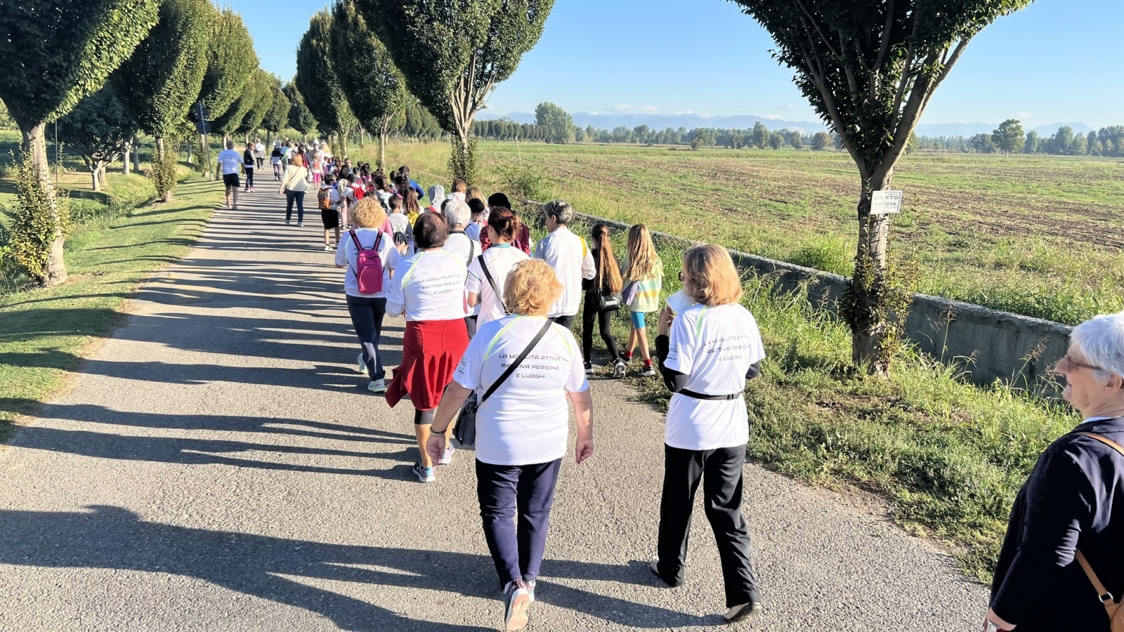 persone che camminano